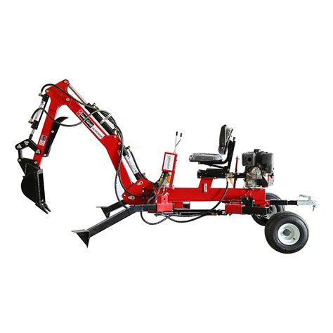 utv mini excavator|CENTRAL MACHINERY 9 HP Towable Backhoe.